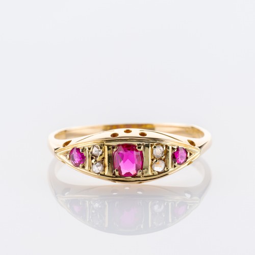 Ring aus 585er - , mit