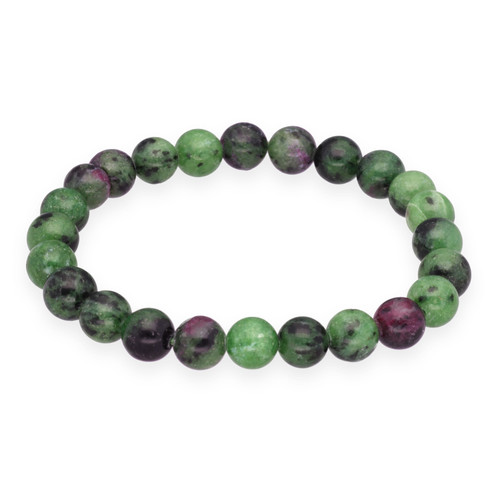 Zoisit mit rubin kugelarmband - mit,
