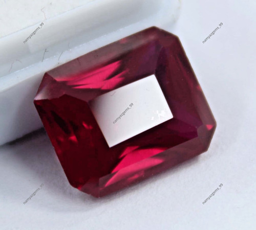 Natürlicher roter rubin - 8,