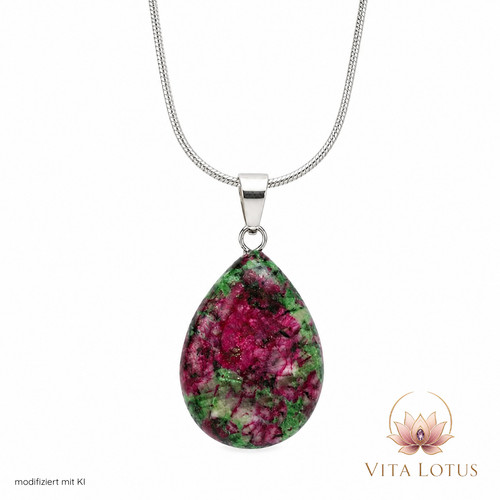 Rubin zoisit kette - rubin, mit