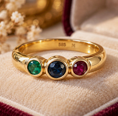 Vintage ring 585 - vintage,