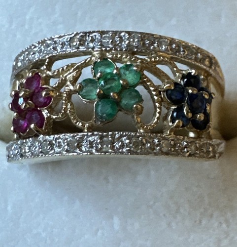Ring 585 diamanten - gg, 585,diamanten,rubine