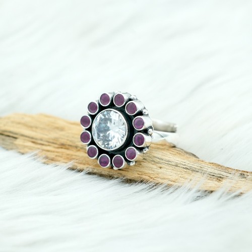 925 sterling silber ring natur - silber,