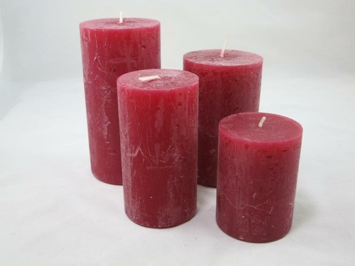 Kerze rustic sophia farbe - kerze,