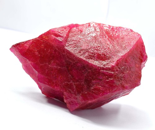 Natürlicher rosa rubin grob - rosa,