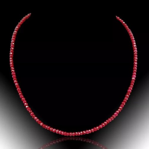 Rubin halskette damen collier - rubin-halskette,