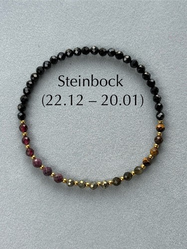 Steinbock armband granat - steinbock,