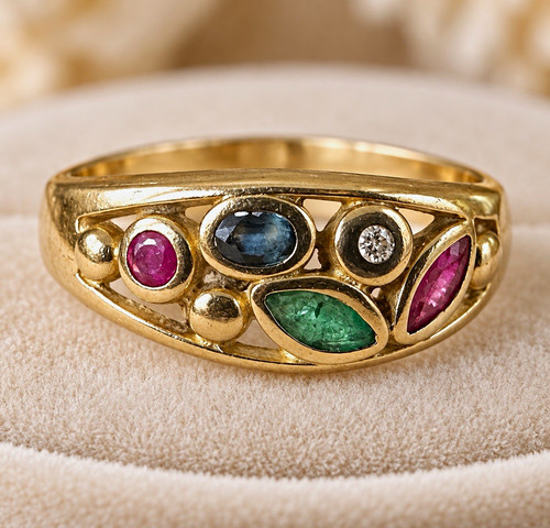 333 gold ring - 333,