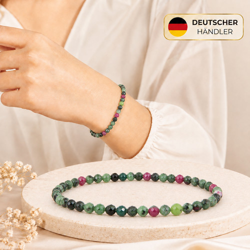 Rubin zoisit edelstein armband - zoisit,
