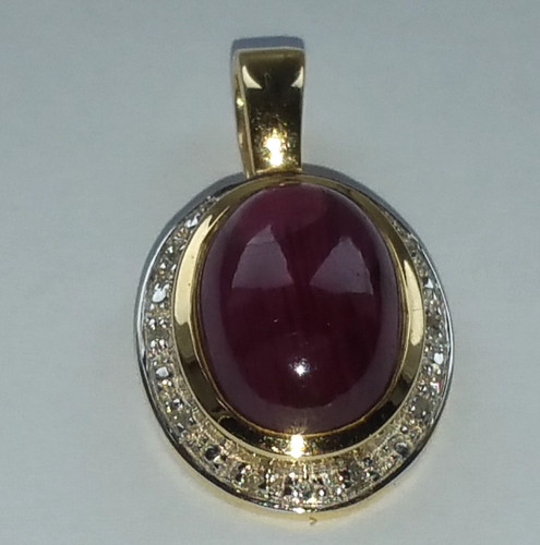 70ct rubin brillant - 9,70ct.,